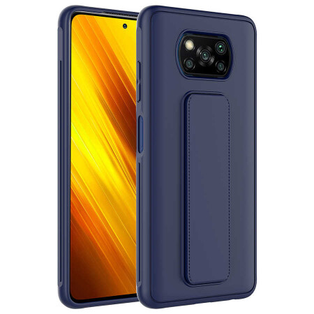 Xiaomi Poco X3 Kılıf Zore Qstand Kapak - 6