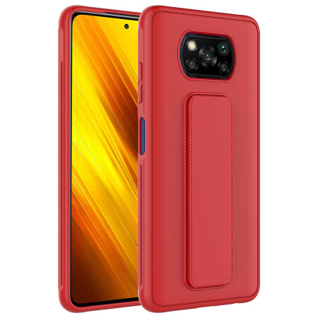 Xiaomi Poco X3 Kılıf Zore Qstand Kapak - 5