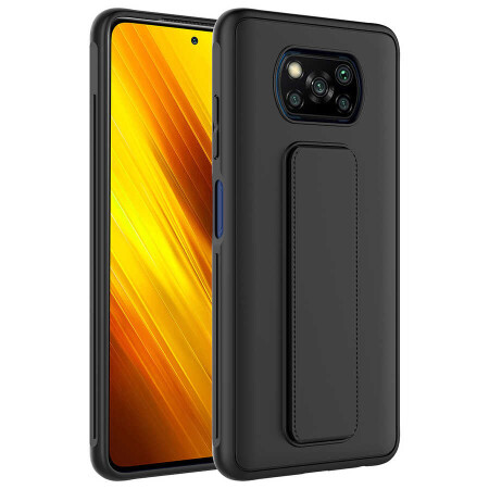 Xiaomi Poco X3 Kılıf Zore Qstand Kapak - 3