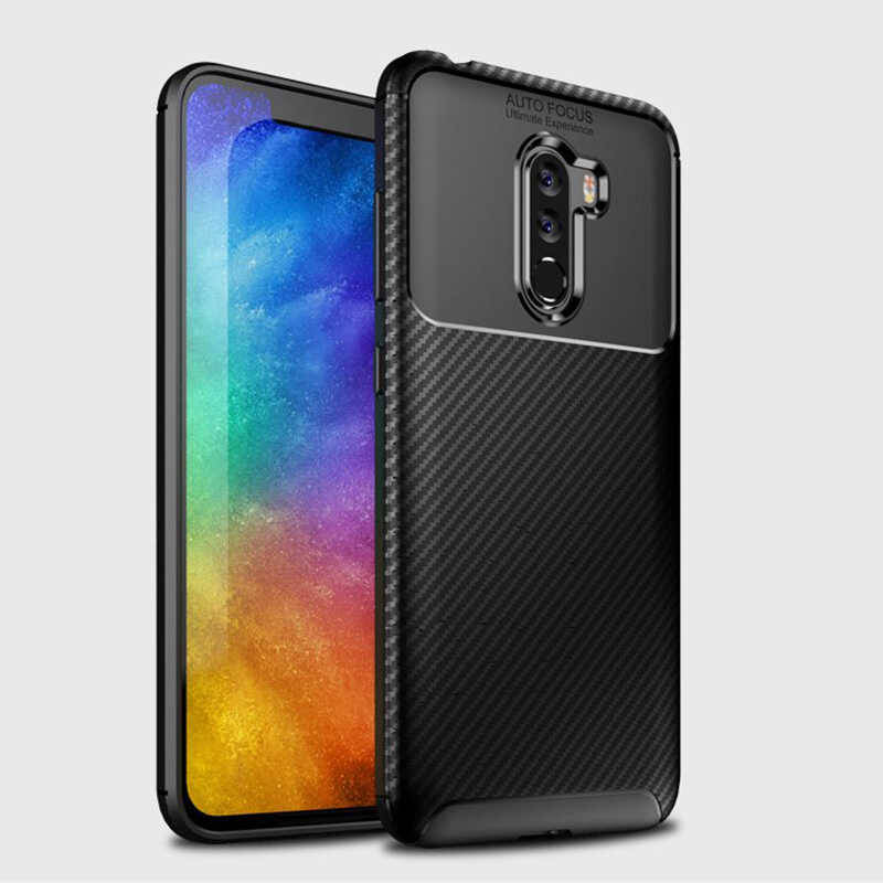 Xiaomi Pocophone F1 Kılıf Zore Negro Silikon Kapak - 4