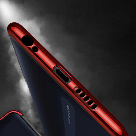 Xiaomi Redmi 8A Kılıf Zore Dört Köşeli Lazer Silikon Kapak - 12