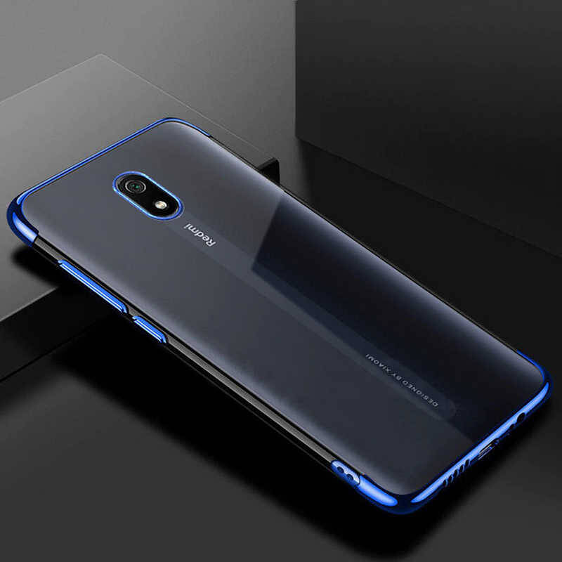 Xiaomi Redmi 8A Kılıf Zore Dört Köşeli Lazer Silikon Kapak - 3