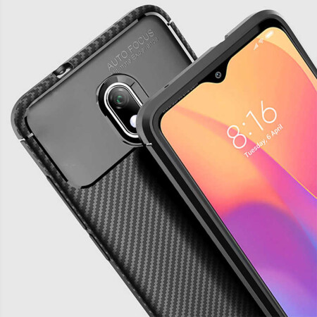 Xiaomi Redmi 8A Kılıf Zore Negro Silikon Kapak - 12