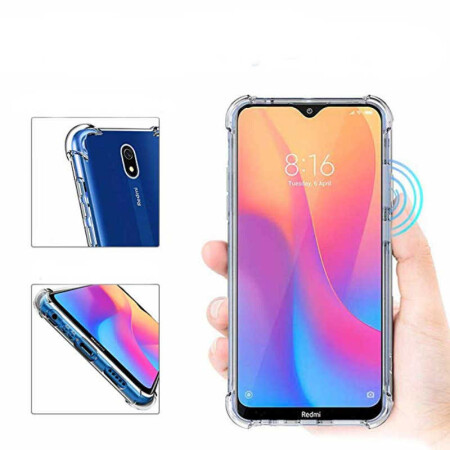 Xiaomi Redmi 8A Kılıf Zore Nitro Anti Shock Silikon - 6