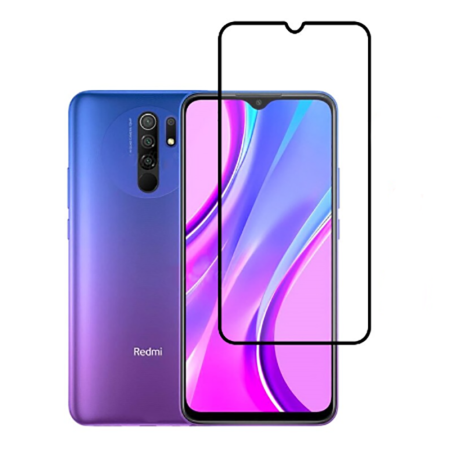 Xiaomi Redmi 9 Zore Kenarları Kırılmaya Dayanıklı Cam Ekran Koruyucu - 1