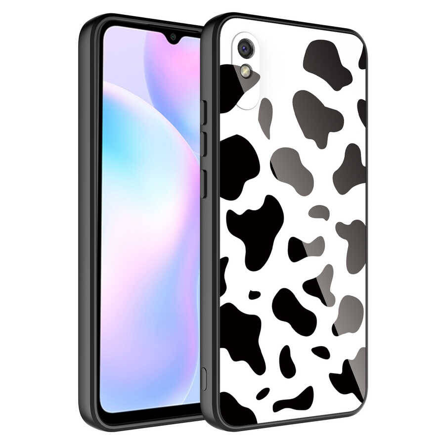 Xiaomi Redmi 9A Kılıf Kamera Korumalı Desenli Sert Silikon Zore Epoksi Kapak - 8