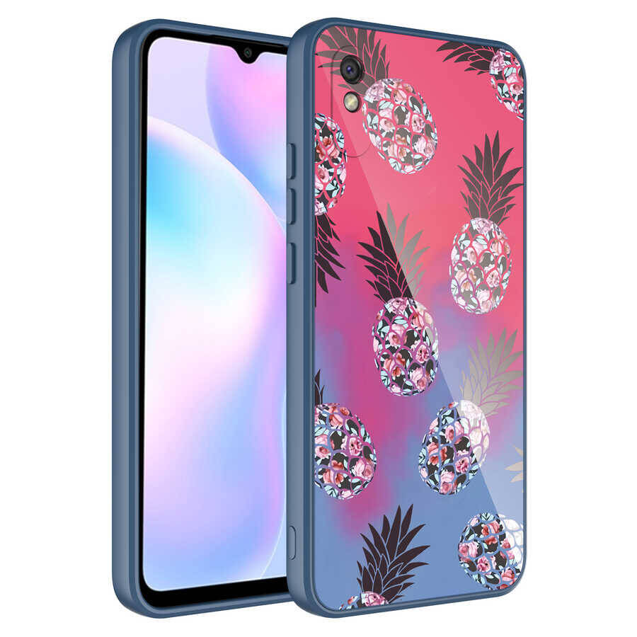 Xiaomi Redmi 9A Kılıf Kamera Korumalı Desenli Sert Silikon Zore Epoksi Kapak - 1