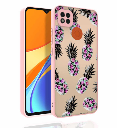 Xiaomi Redmi 9C Kılıf Desenli Kamera Korumalı Parlak Zore Nora Kapak - 6