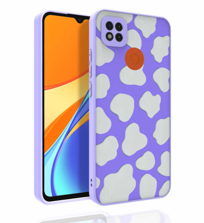 Xiaomi Redmi 9C Kılıf Desenli Kamera Korumalı Parlak Zore Nora Kapak - 1