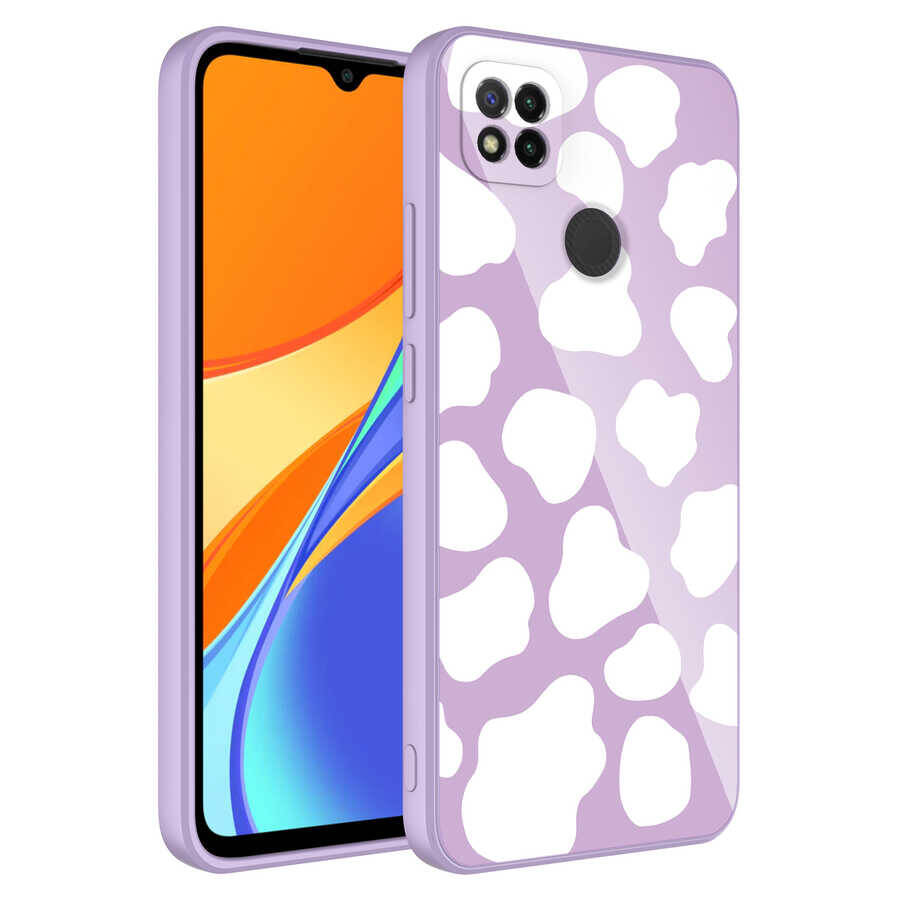 Xiaomi Redmi 9C Kılıf Kamera Korumalı Desenli Sert Silikon Zore Epoksi Kapak - 4