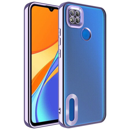 Xiaomi Redmi 9C Kılıf Kamera Korumalı Logo Gösteren Zore Omega Kapak - 15