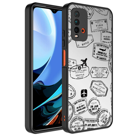 Xiaomi Redmi 9T Kılıf Aynalı Desenli Kamera Korumalı Parlak Zore Mirror Kapak - 3