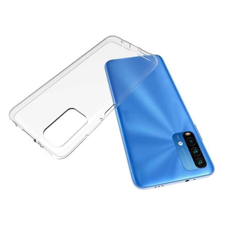 Xiaomi Redmi 9T Kılıf Zore Kamera Korumalı Süper Silikon Kapak - 1