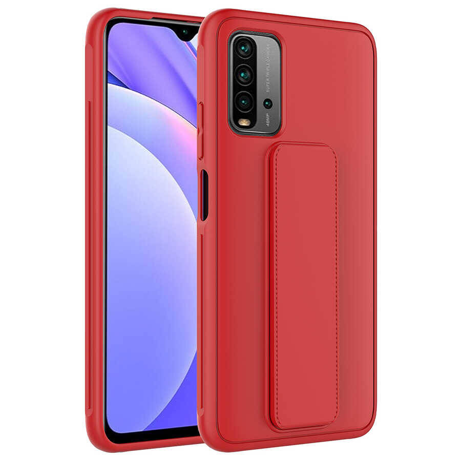 Xiaomi Redmi 9T Kılıf Zore Qstand Kapak - 5