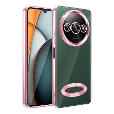 Xiaomi Redmi A3 4G 2024 Kılıf Kamera Korumalı Logo Gösteren Zore Omega Kapak - 4