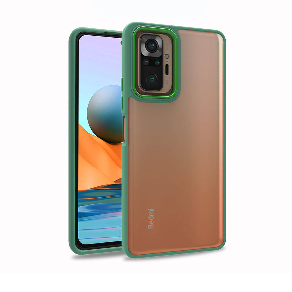 Xiaomi Redmi Note 10 Pro Kılıf Zore Flora Kapak - 5