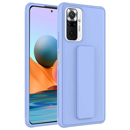 Xiaomi Redmi Note 10 Pro Kılıf Zore Qstand Kapak - 2