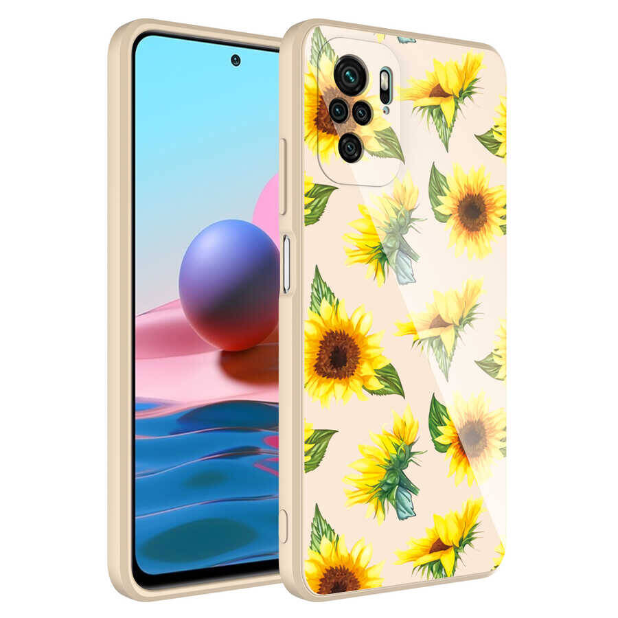 Xiaomi Redmi Note 10S Kılıf Kamera Korumalı Desenli Sert Silikon Zore Epoksi Kapak - 5