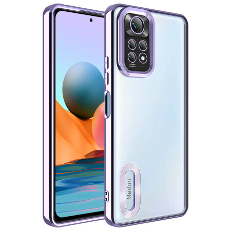 Xiaomi Redmi Note 11 Global Kılıf Kamera Korumalı Logo Gösteren Zore Omega Kapak - 23