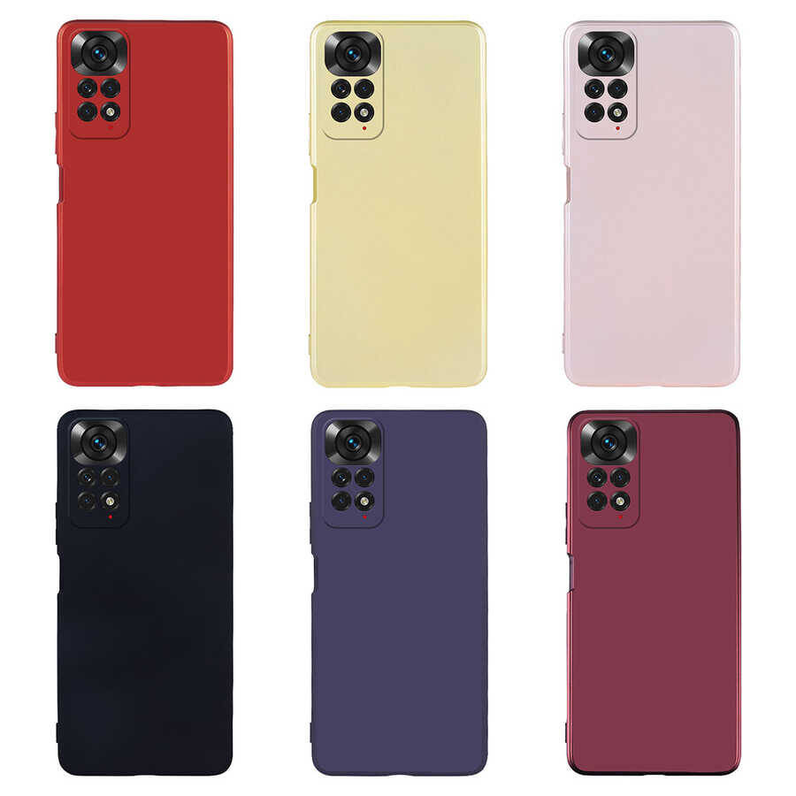 Xiaomi Redmi Note 11 Global Kılıf Zore Premier Silikon Kapak - 23