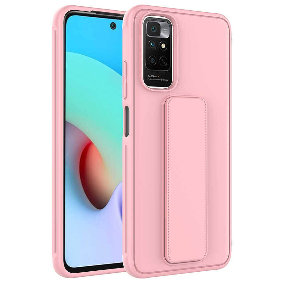 Xiaomi Redmi Note 11 Global Kılıf Zore Qstand Kapak - 8