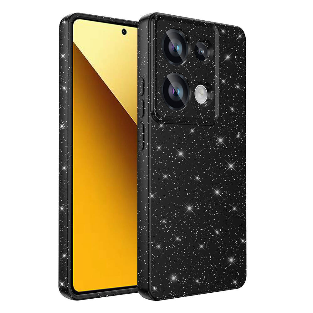 Xiaomi Redmi Note 13 Pro 4G Kılıf Kamera Korumalı Simli Lüks Zore Koton Kapak - 7