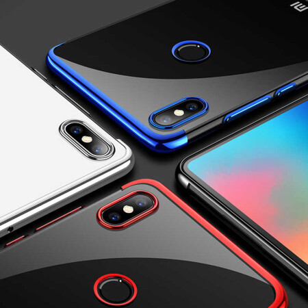 Xiaomi Redmi Note 5 Pro Kılıf Zore Dört Köşeli Lazer Silikon Kapak - 12