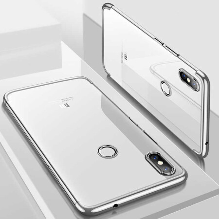 Xiaomi Redmi Note 5 Pro Kılıf Zore Dört Köşeli Lazer Silikon Kapak - 1