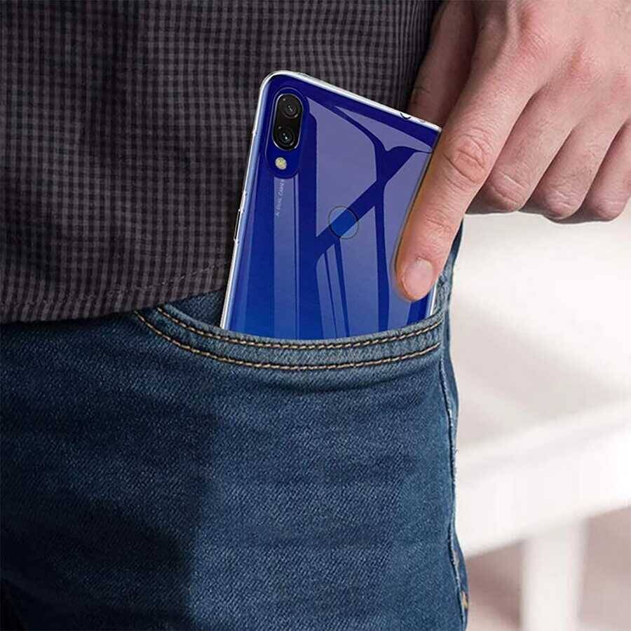 Xiaomi Redmi Note 7 Kılıf Zore Kamera Korumalı Süper Silikon Kapak - 6