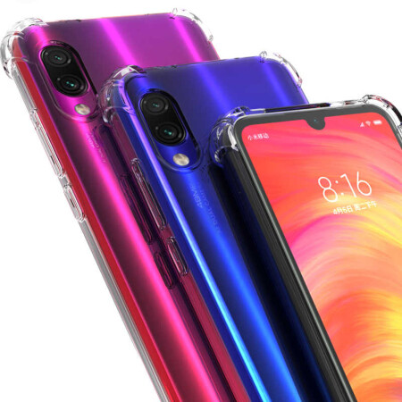 Xiaomi Redmi Note 7 Kılıf Zore Nitro Anti Shock Silikon - 4