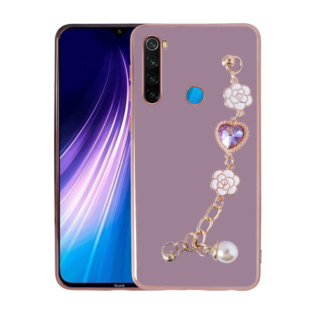 Xiaomi Redmi Note 8 Kılıf El Tutamaçlı Kamera Korumalı Zore Taka Silikon Kapak - 3