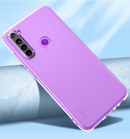 Xiaomi Redmi Note 8 Kılıf Zore Kamera Korumalı Süper Silikon Kapak - 5