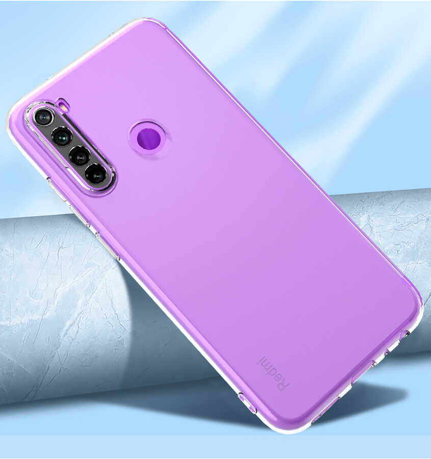 Xiaomi Redmi Note 8 Kılıf Zore Kamera Korumalı Süper Silikon Kapak - 5