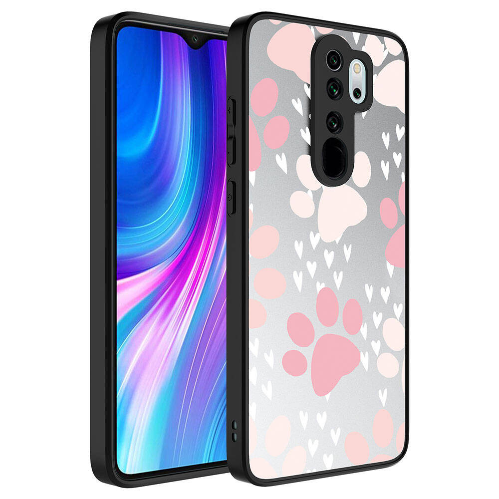 Xiaomi Redmi Note 8 Pro Kılıf Aynalı Desenli Kamera Korumalı Parlak Zore Mirror Kapak - 16