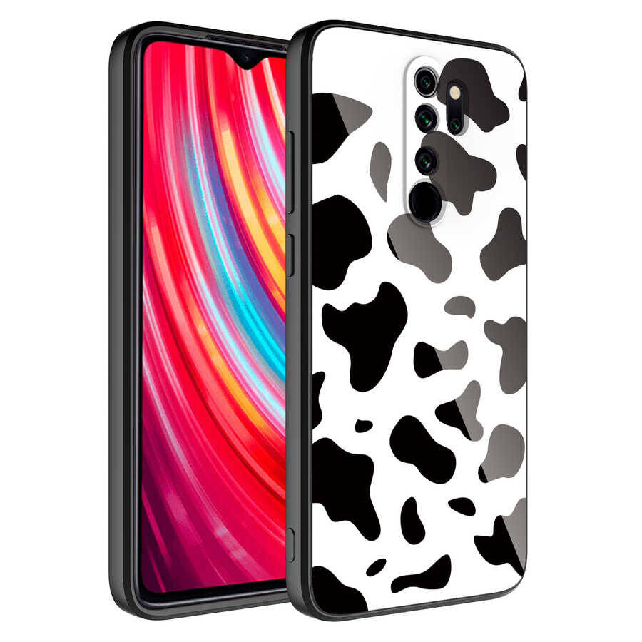 Xiaomi Redmi Note 8 Pro Kılıf Kamera Korumalı Desenli Sert Silikon Zore Epoksi Kapak - 7