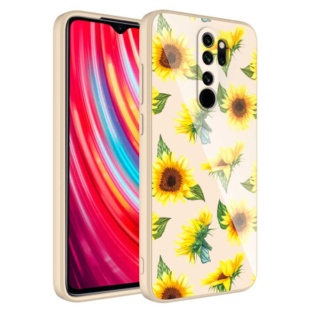 Xiaomi Redmi Note 8 Pro Kılıf Kamera Korumalı Desenli Sert Silikon Zore Epoksi Kapak - 5