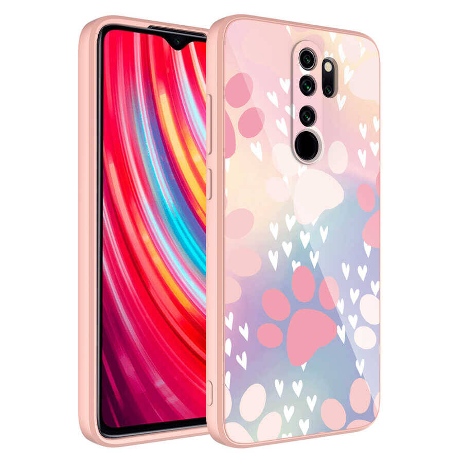 Xiaomi Redmi Note 8 Pro Kılıf Kamera Korumalı Desenli Sert Silikon Zore Epoksi Kapak - 2