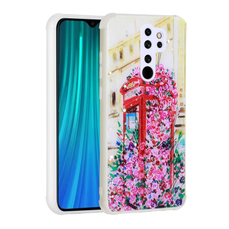 Xiaomi Redmi Note 8 Pro Kılıf Simli Desenli Kamera Korumalı Parlak Zore Popy Kapak - 5