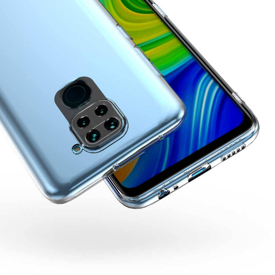 Xiaomi Redmi Note 9 Kılıf Zore Kamera Korumalı Süper Silikon Kapak - 8