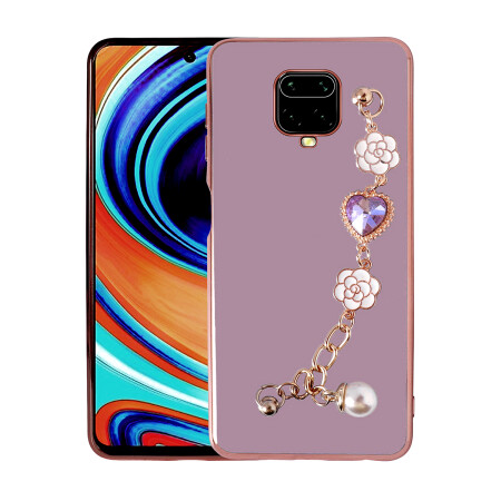 Xiaomi Redmi Note 9 Pro Kılıf El Tutamaçlı Kamera Korumalı Zore Taka Silikon Kapak - 3