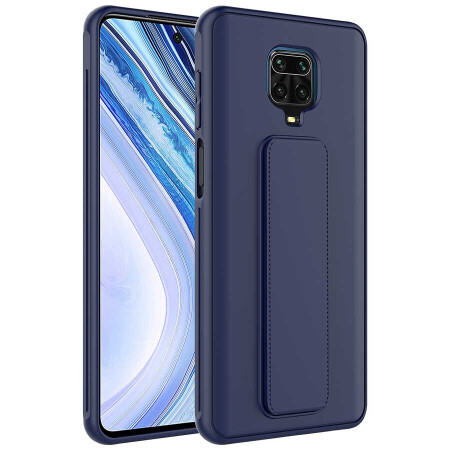 Xiaomi Redmi Note 9 Pro Kılıf Zore Qstand Kapak - 17