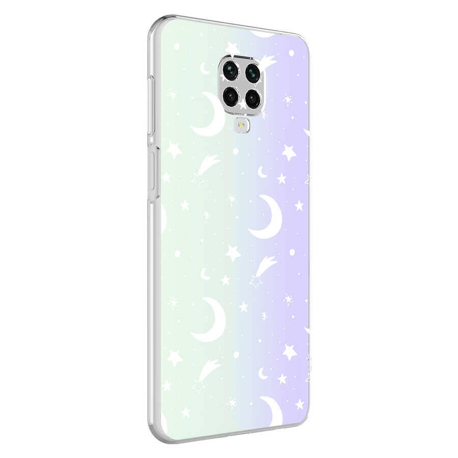 Xiaomi Redmi Note 9S Kılıf Zore M-Blue Desenli Kapak - 5