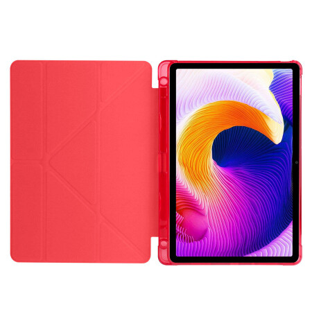 Xiaomi Redmi Pad SE Kılıf Zore Tri Folding Kalem Bölmeli Standlı Kılıf - 19