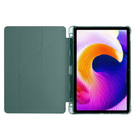 Xiaomi Redmi Pad SE Kılıf Zore Tri Folding Kalem Bölmeli Standlı Kılıf - 21