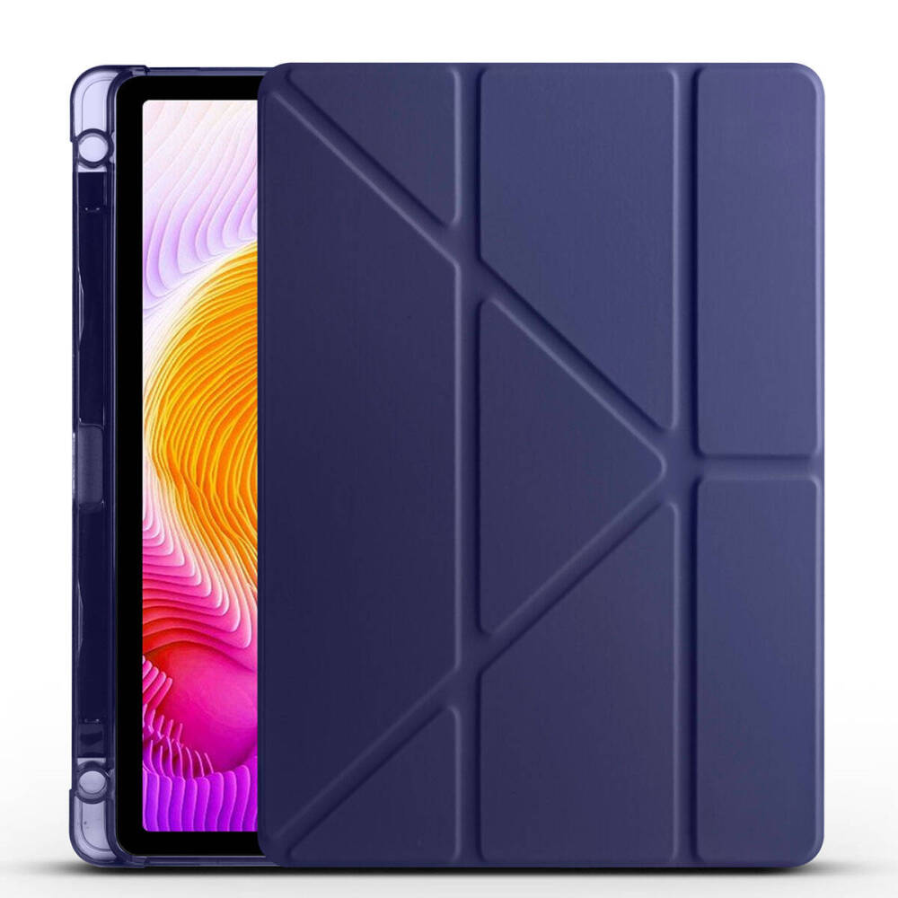 Xiaomi Redmi Pad SE Kılıf Zore Tri Folding Kalem Bölmeli Standlı Kılıf - 3