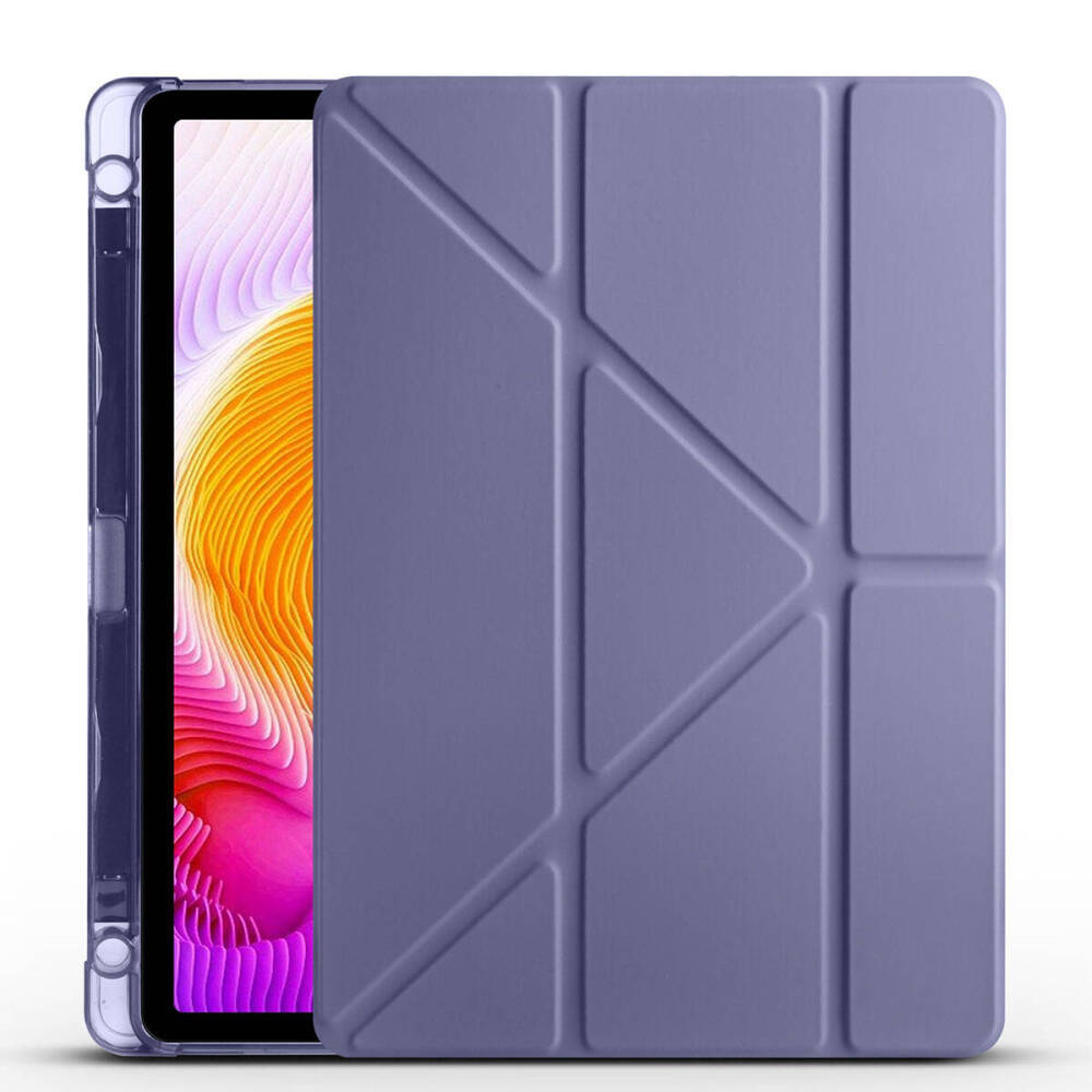 Xiaomi Redmi Pad SE Kılıf Zore Tri Folding Kalem Bölmeli Standlı Kılıf - 2