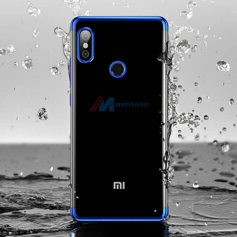 Xiaomi Redmi S2 Kılıf Zore Dört Köşeli Lazer Silikon Kapak - 11