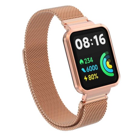 Xiaomi Redmi Watch 2 Lite Zore KRD-58 Metal Kordon - 5