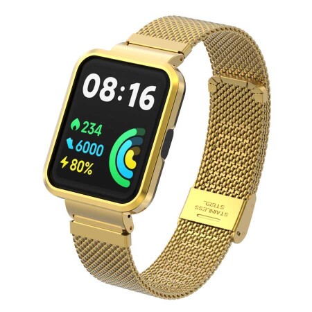 Xiaomi Redmi Watch 2 Lite Zore KRD-66 Metal Kordon - 7