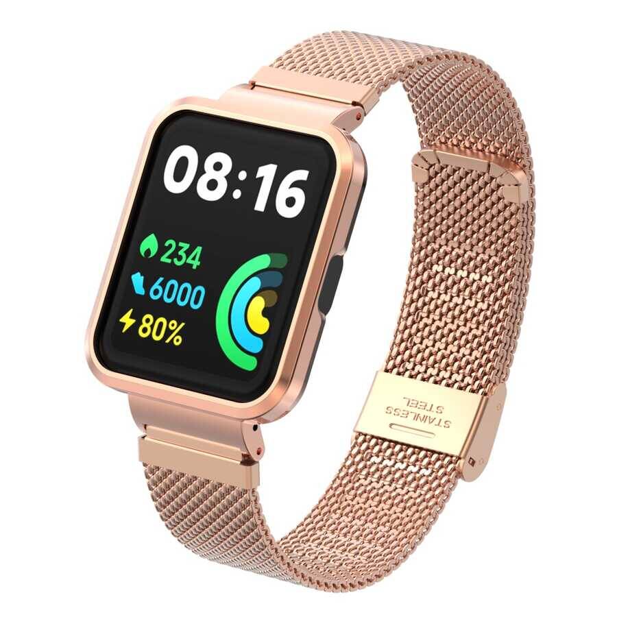 Xiaomi Redmi Watch 2 Lite Zore KRD-66 Metal Kordon - 3